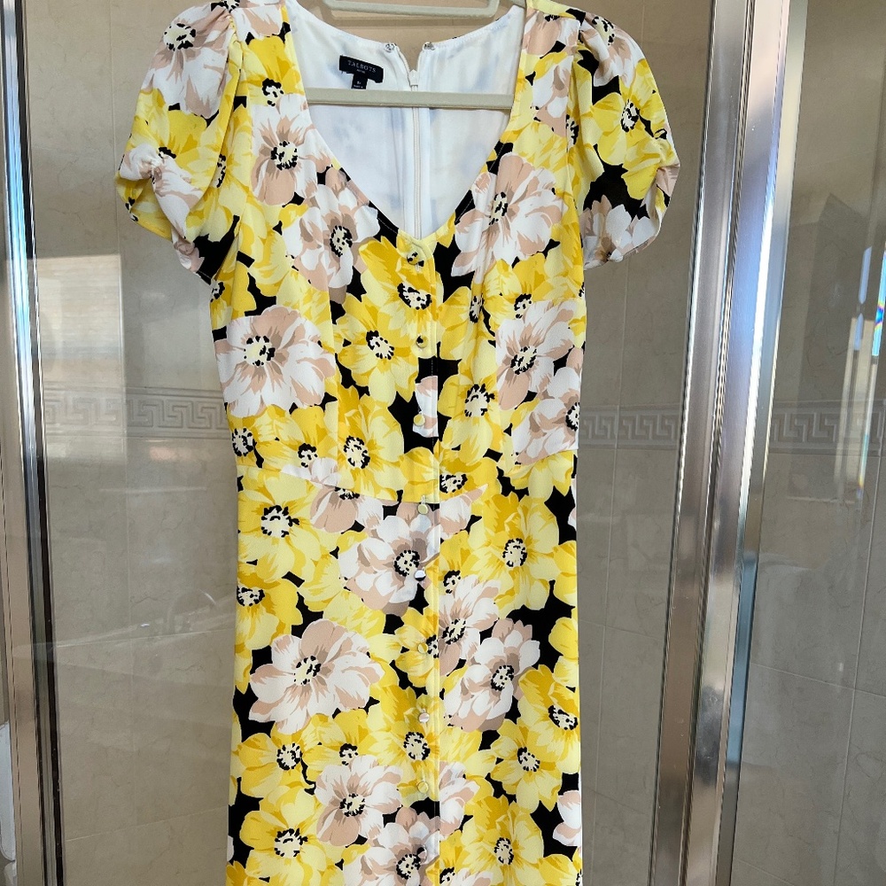 Talbots Spring Short Sleeve Dress size 8 Petite